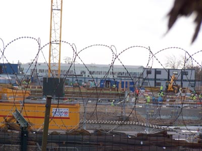 Construction at Orion laser site (11/06)