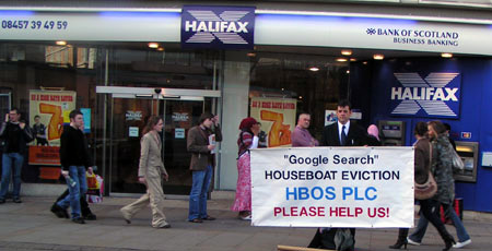 Flashback HBOS Please Help Manchester Halifax Bank of Scotland