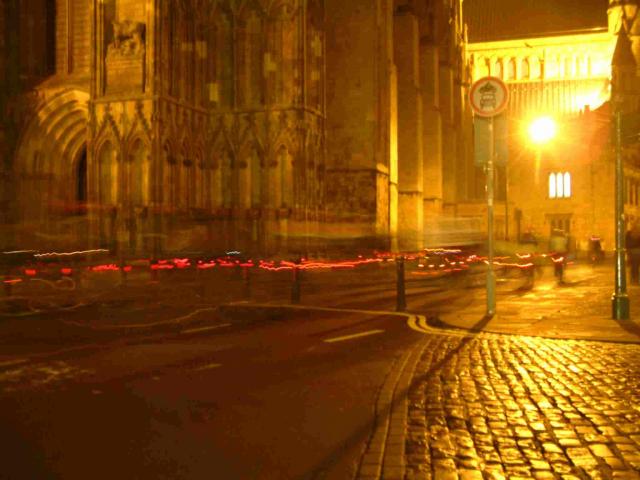York Critical Mass setting off from the Minster
