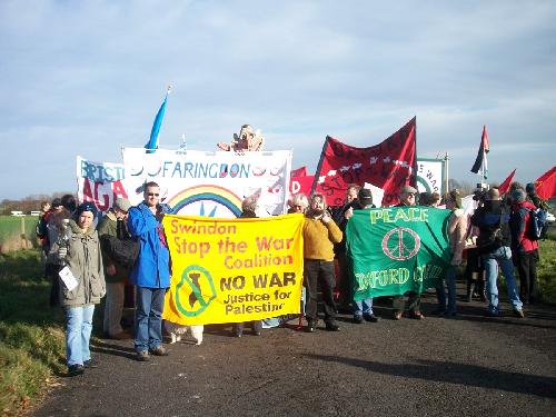 The front of the assembling march