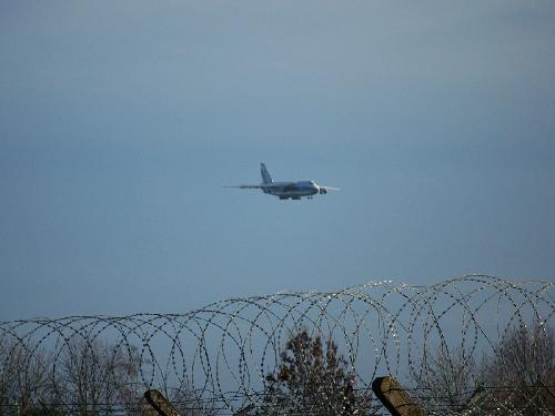 Plane coming in to land