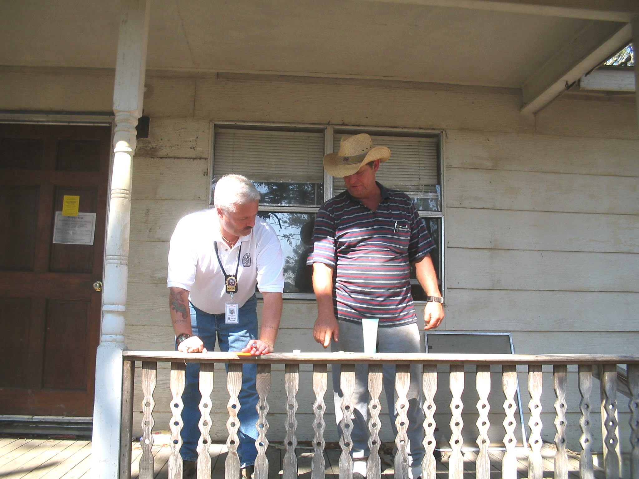 Evaluating structural integrity of homes.