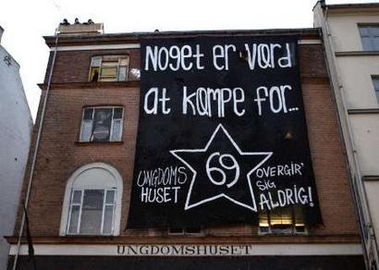 2 - Protestors occupy the Ungdomshuset (youth house)