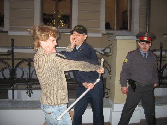 Was beaten by the Anthony's body-guard