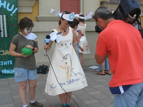 Interview for National Albanian TV, Tirana, July 2006