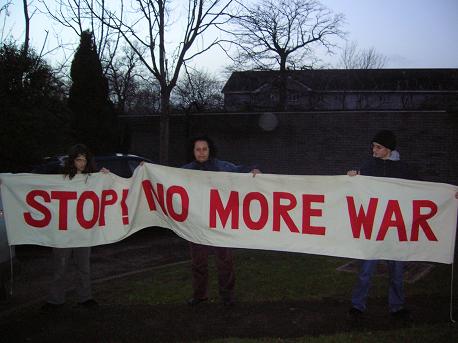 Exeter Stop the War protesters