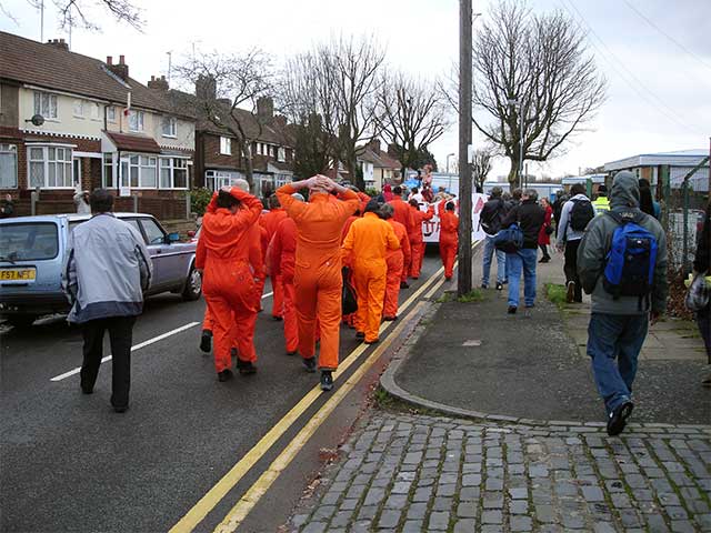 marching down Baltimore Road
