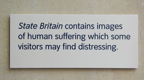 So distressing, you're not allowed to see them.