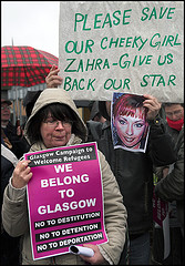 Zahra is Glasgow's 'Cheeky' girl - she belongs to Glasgow!