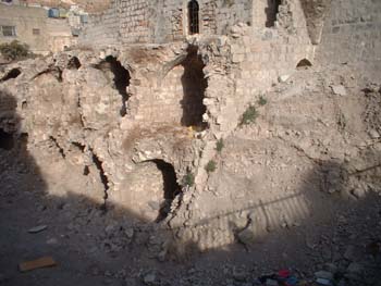 Destroyed soap factory in Nablus