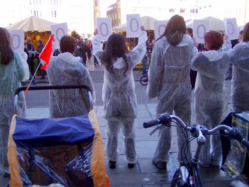 Put your hands up, and no funny business!