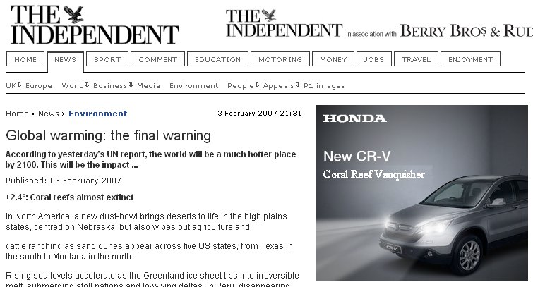 this disaster was sponsored by ...