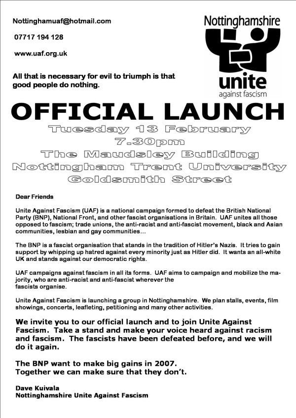 Please print and distribute leaflet!