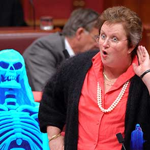 Amanda Vanstone Bending Over Backwoods