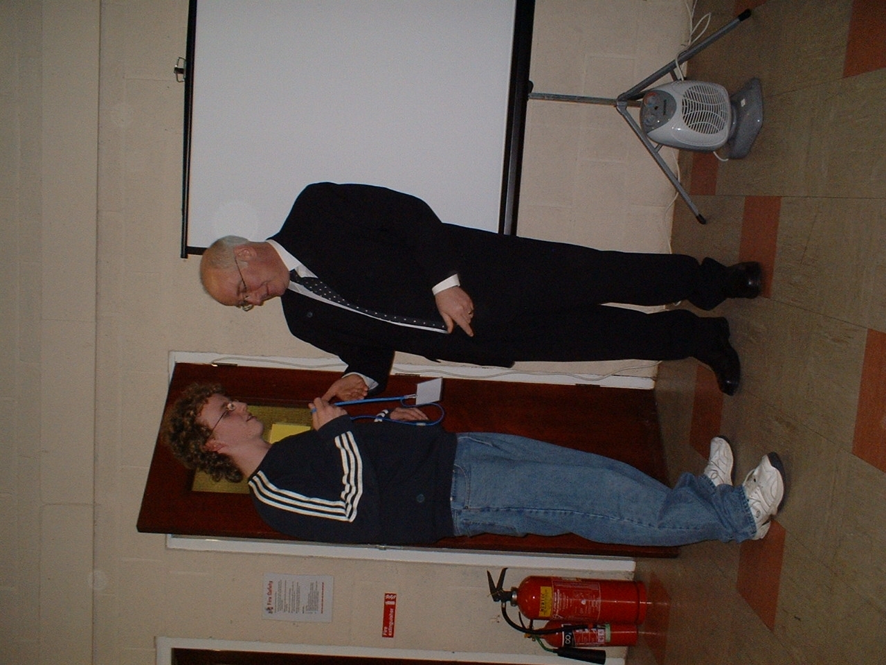 David Clare and Mike Hall, MP