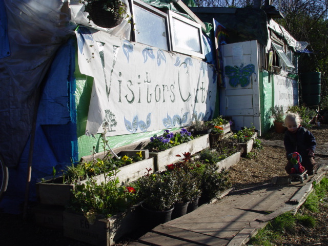 The visitors centre and communal.