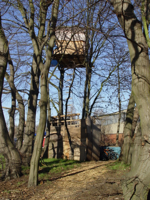 Tree house.