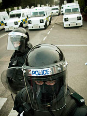PSNI at Hillsborough in 2002