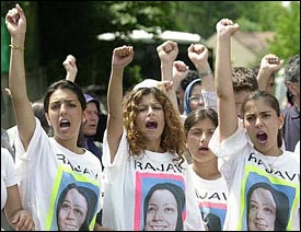 cult members of Monafiqeen-e-Khalq. yet another group of neocon victims