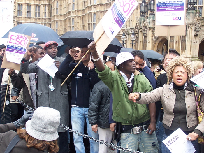 Noise demo in the queue for the House of Commons