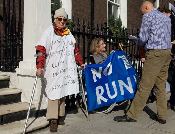 Cranfield resident outside Chatham House