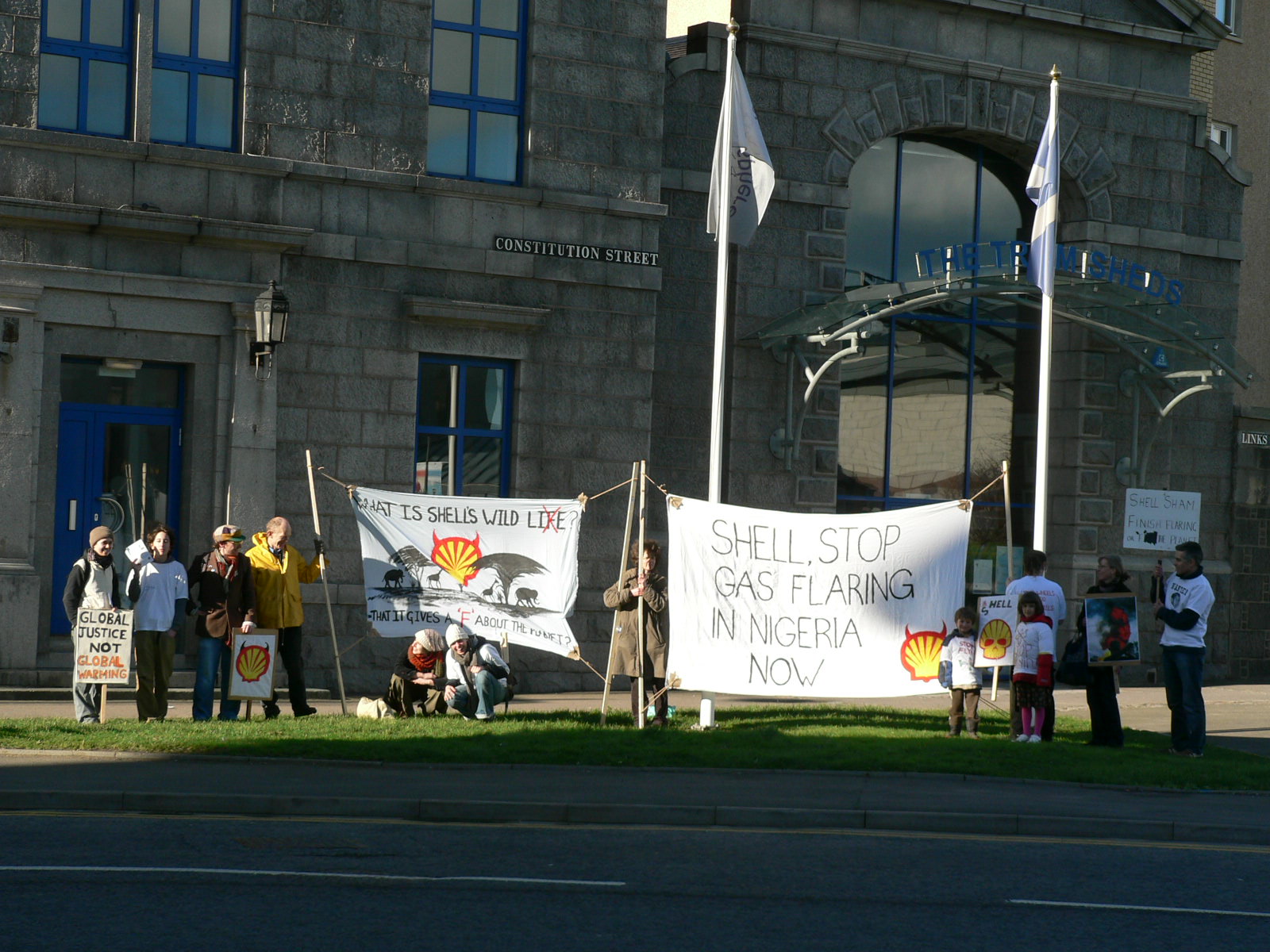 Shell Protest, Aberdeen