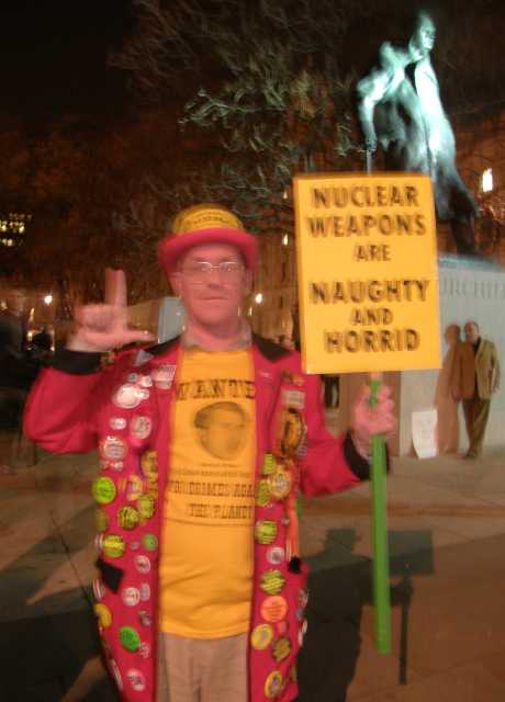 Big up to all left leaning protester eccentrics!