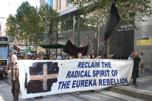 Melbourne Noisy antiwar protest