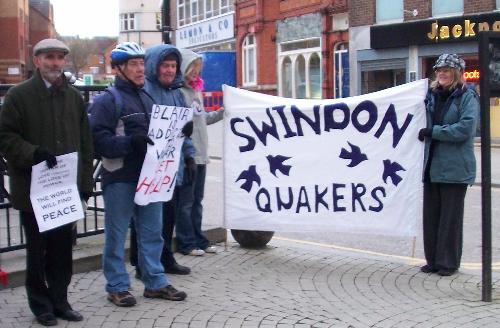 Quakers join the evening vigil