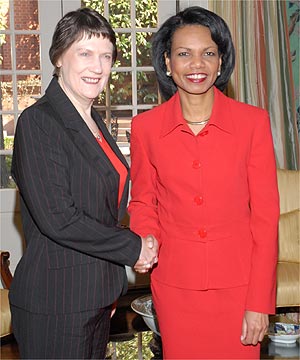 Helen Clark visits the US