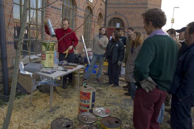 Rocket stove workshop