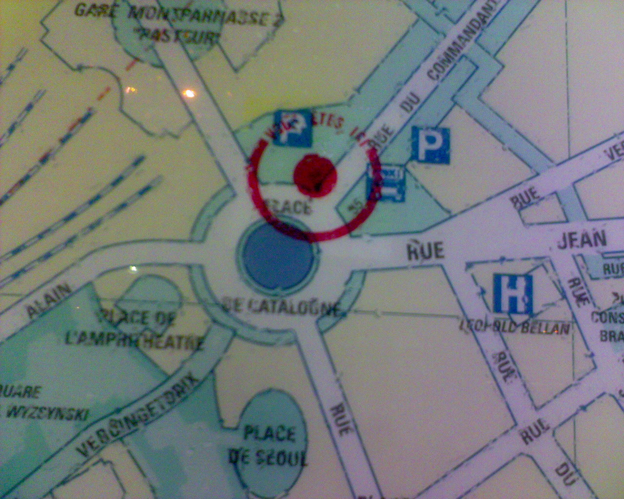 One night at Place du la Catalogne