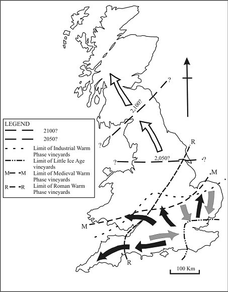 wine growing in britain