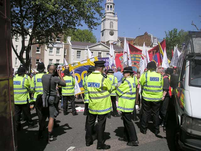 Start of the March at Clerkenwell