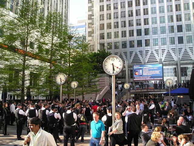 Funtime at Canary Wharf