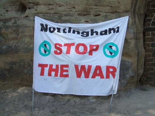 Stop the War banner
