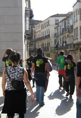 taking a stroll into town