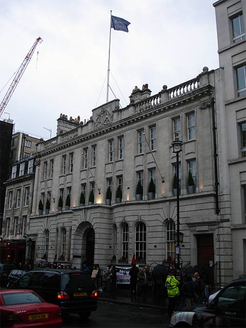 the Kempinkski hotel on Great Marlborough St, London