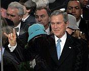 George W. Bush during his inaugauration