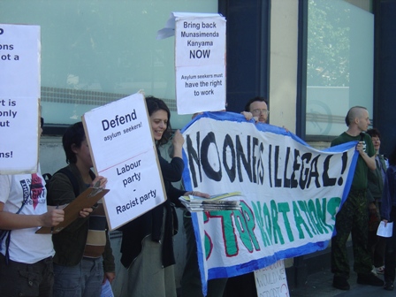 Communications House demonstration London 18 May 2007