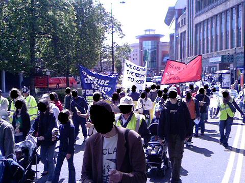 Back end of the march