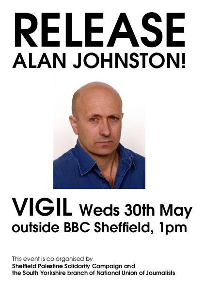 Release Alan Johnston Vigil