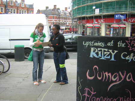 ... which many Brixton locals did actually sign ....