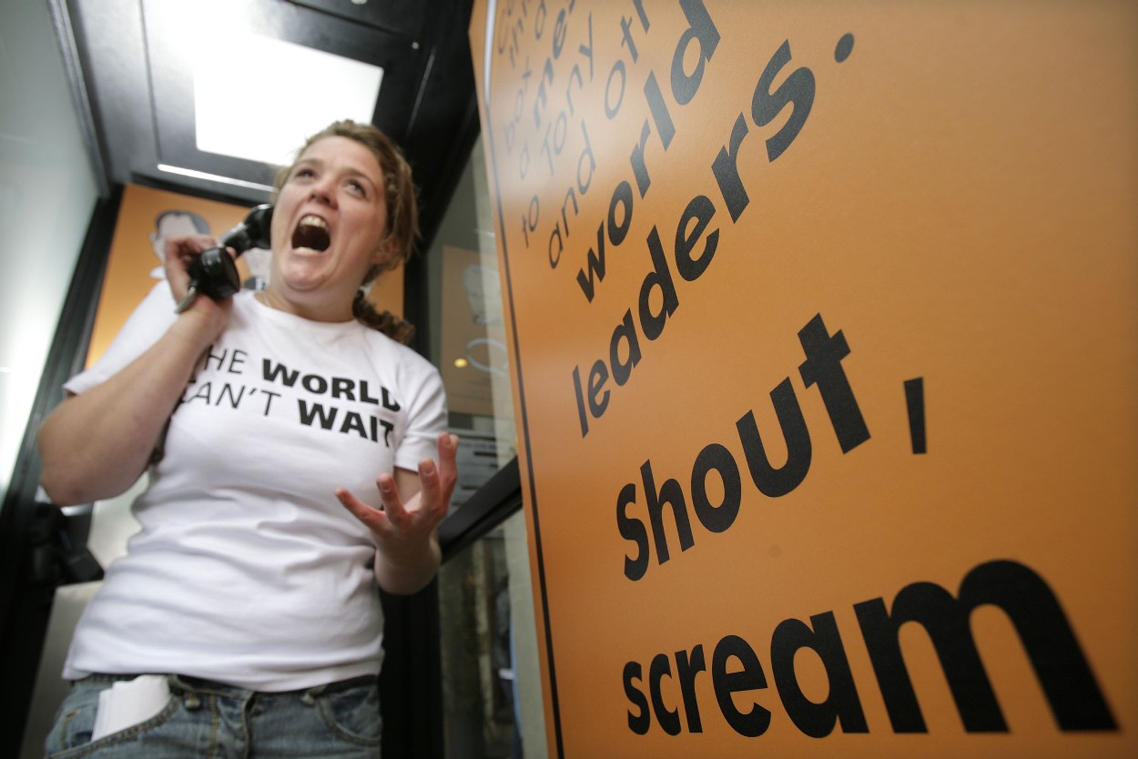 Phone message to Tony Blair