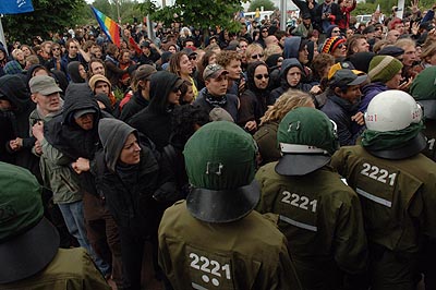 ...and quickly organise against the repression.