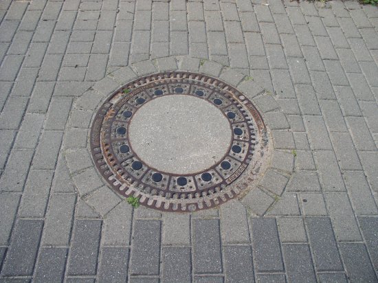 secured sewage with rubber