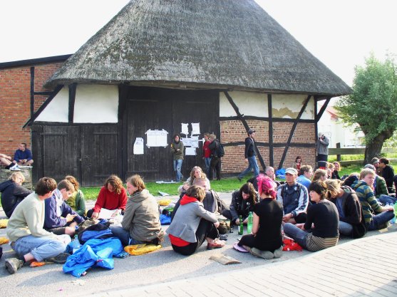 infoboard at Blockade