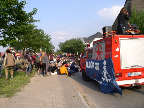 soundsystem at Boergerende blockade