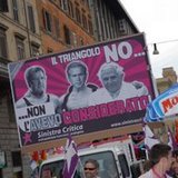 Gay Pride march in Rome June 16, 2007