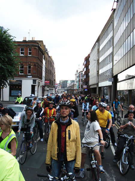 Rounding Ludgate Hill
